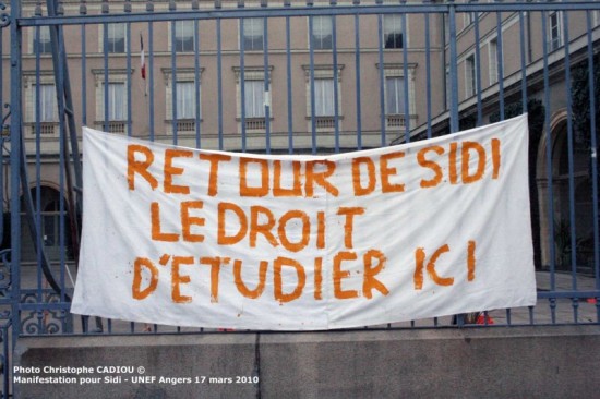 Un étudiant étranger expulsé d’Angers, son comité de soutien mobilisé