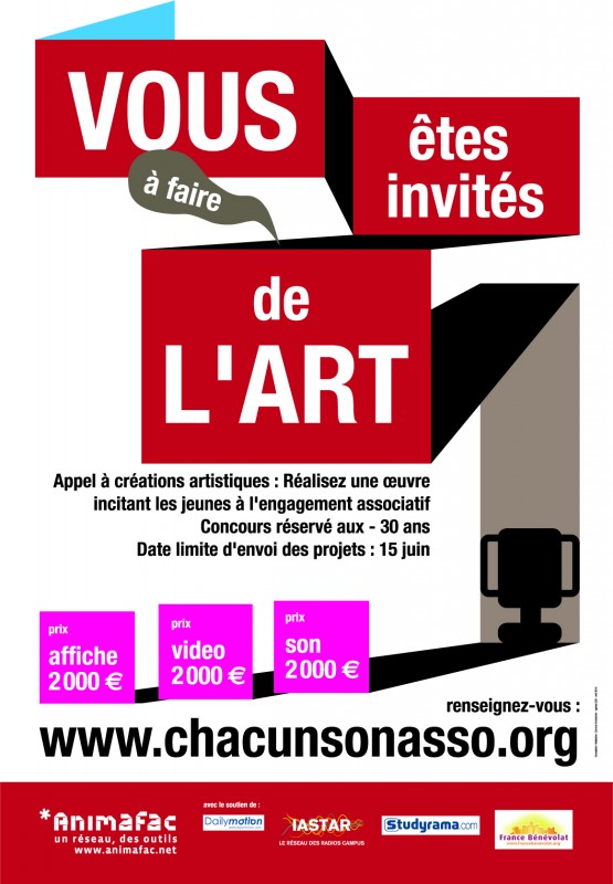 Artiste? 2000 euros à gagner!